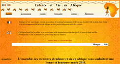 Desktop Screenshot of lesenfantsdafrique.org
