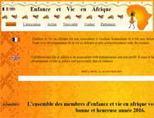 Tablet Screenshot of lesenfantsdafrique.org